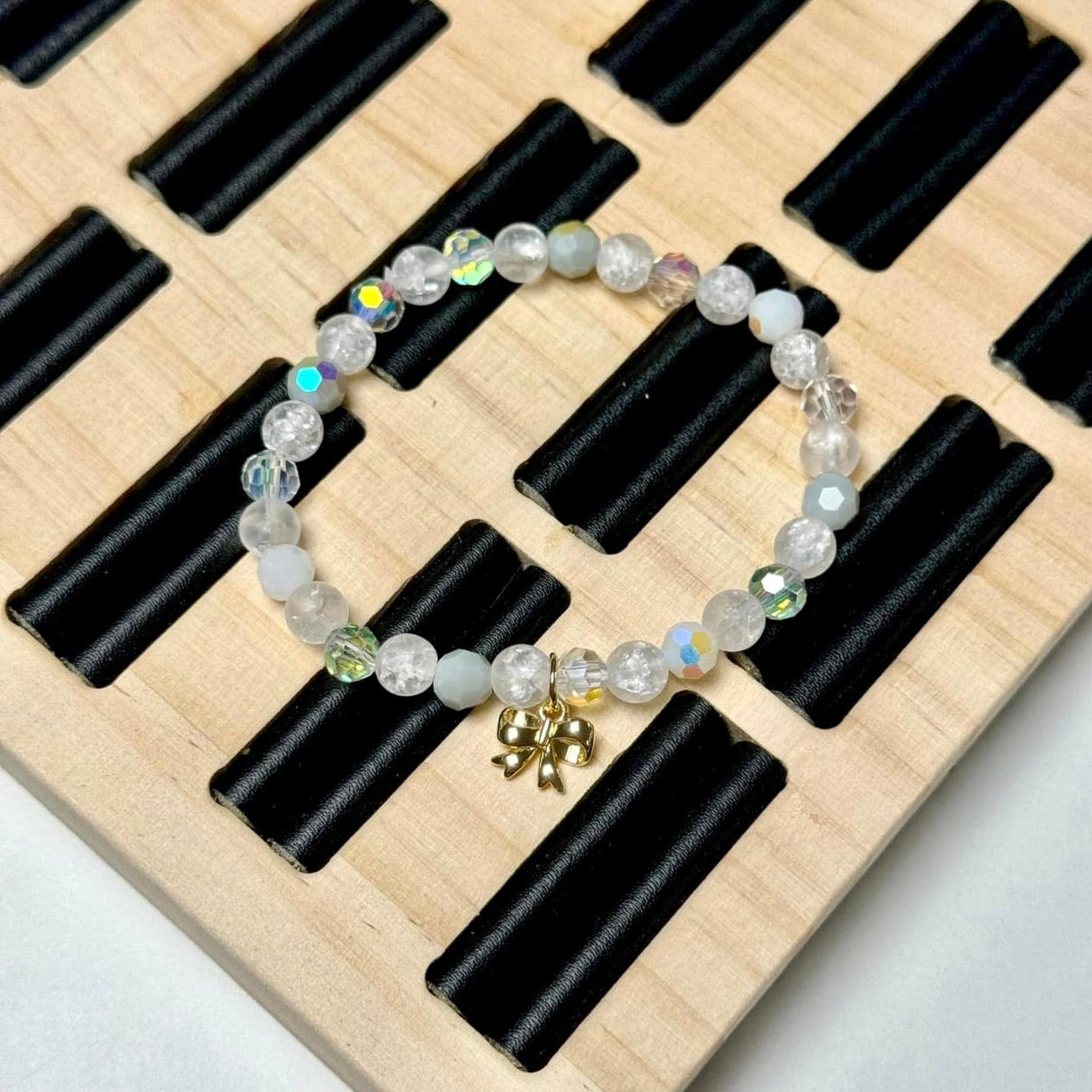 Sløjfe Vedhæng, Langtidsholdbar Forgyldning, 13,5x10mm - Uniq Perler - 111804