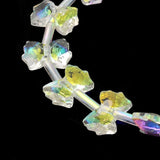 Sløjfeformet Glasperler, 10x7x3,5mm - Uniq Perler - 113623