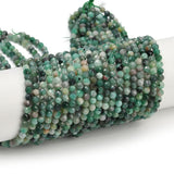 Smaragd Perler – Grøn, Facetteret (3,5x4mm) - Uniq Perler - 115243