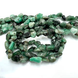 Smaragd Perler, Nuggets, (8 - 10mm) - Uniq Perler - 115369