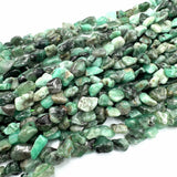 Smaragd Perler, Nuggets, (8 - 10mm) - Uniq Perler - 115369