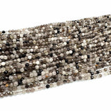 Smokey Kvarts, Facetteret, 4mm - Uniq Perler - 114309