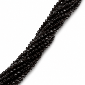 Smokey Kvarts Perler – Runde (3mm) - Uniq Perler - 116793