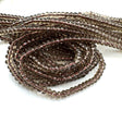 Smokey Kvarts, Rondel, (4x3mm) - Uniq Perler - 434367