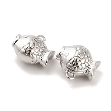 Smukt fisk med ujævn overflade, str.(9x10 mm) - Uniq Perler - 112792