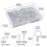 Schmuckteile Sets – geteilte Schlüsselringe u.v.m. (Platin) - Uniq Perler - 