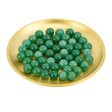 Schmuckschale aus Edelstahl – Flach Rund, Vergoldet (142mm) - Uniq Perler - 116176