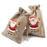 Smykkeposer Med Julemotiver – Jute (14x10cm) 15 stk. - Uniq Perler - 125720