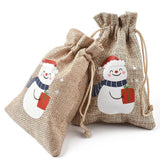 Smykkeposer Med Julemotiver – Jute (14x10cm) 15 stk. - Uniq Perler - 125720