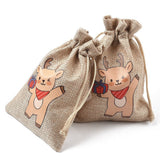 Smykkeposer Med Julemotiver – Jute (14x10cm) 15 stk. - Uniq Perler - 125720