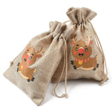 Smykkeposer Med Julemotiver – Jute (14x10cm) 15 stk. - Uniq Perler - 125720