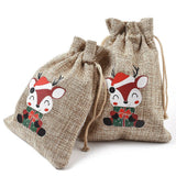 Smykkeposer Med Julemotiver – Jute (14x10cm) 15 stk. - Uniq Perler - 125720