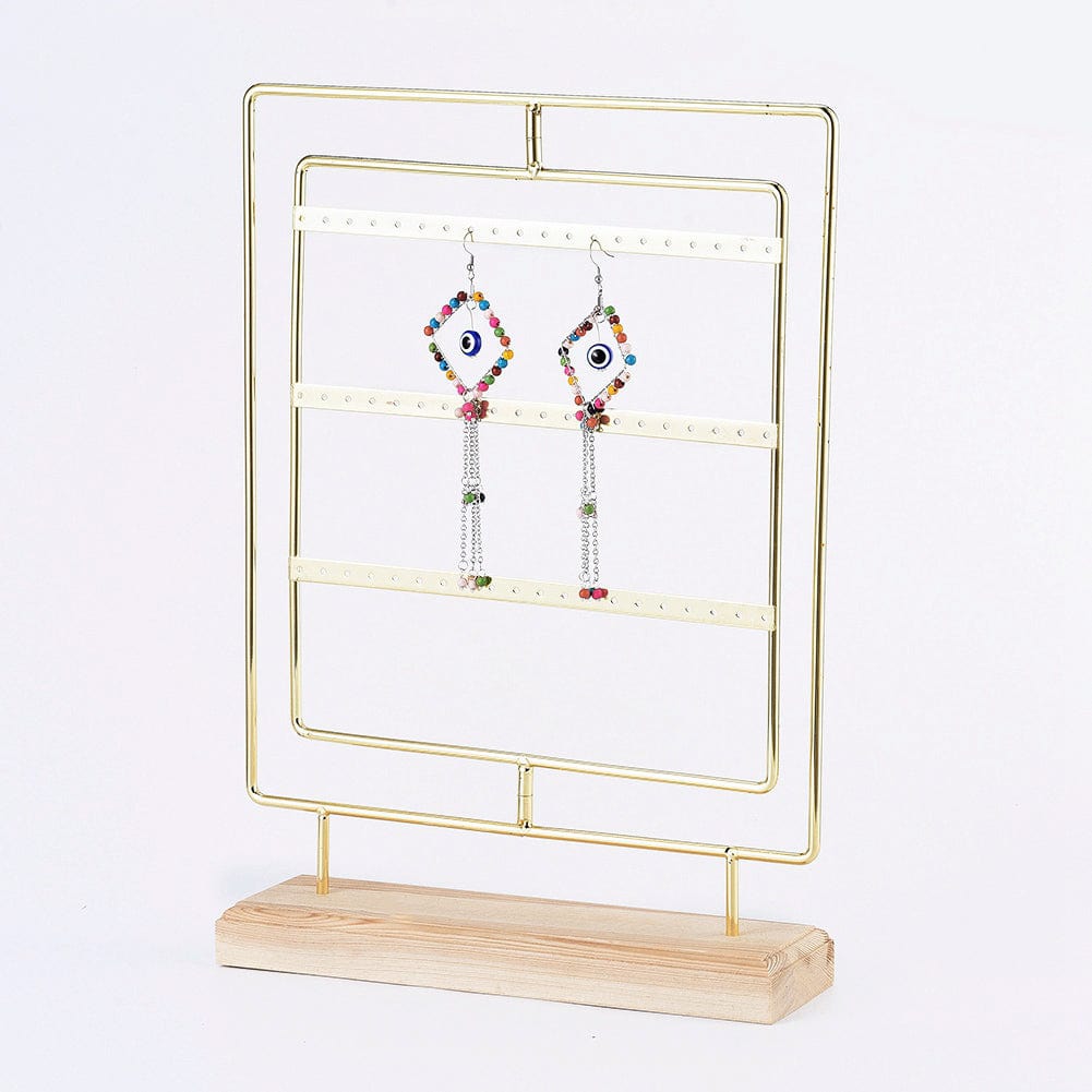 Smykkestativ Til Øreringe Og Kæder - 25x35,5x7,4cm - Uniq Perler - 111553