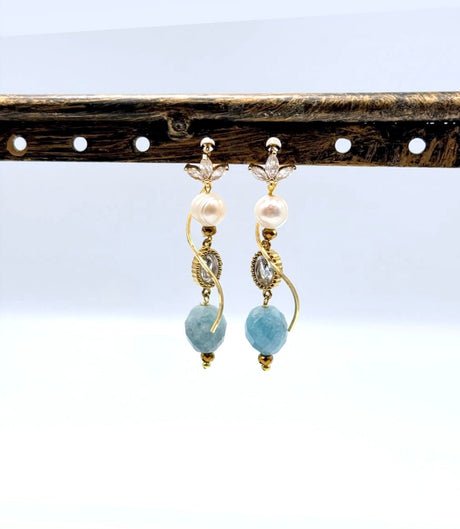 Snoet Vedhæng - Langtidsholdbar Forgyldt (37,5x7mm) 2 Stk - Uniq Perler - 116127