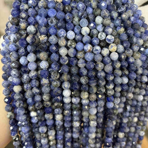 Sodalith – Blau, Vielseitig Facettiert (6mm) - Uniq Perler - 114311