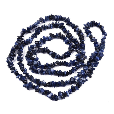 Sodalit – Chips/Nuggets (2 - 8mm) - Uniq Perler - 114310