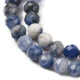 Sodalit Facetterede Perler– Natursten (4~4,5mm) - Uniq Perler - 