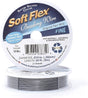 Soft Flex Nylon Coated Stål Wire – Grå (0,35mm), 9,44m - Uniq Perler - 0639336038359