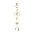 Solfanger-Dråbeformet Glas Suncatcher – 18K Forgyldt (287mm) - Uniq Perler - 124523