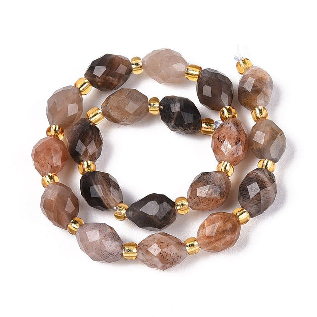 Solsten Perler – Facetterede Ovale (8~9x6~8mm) - Uniq Perler - 