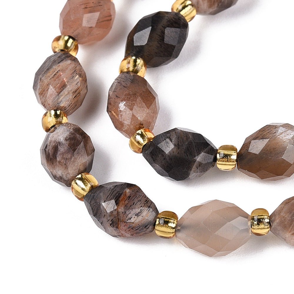 Solsten Perler – Facetterede Ovale (8~9x6~8mm) - Uniq Perler - 