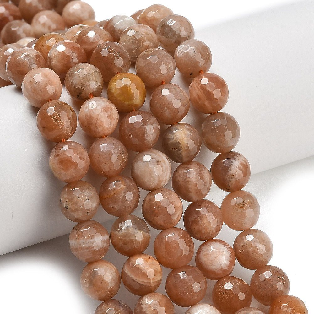 Solsten Rund – Facetteret (10mm) - Uniq Perler - 117557