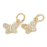 Sommerfugl Vedhæng - Langtidsholdbar Forgyldt (8x11mm) - Uniq Perler - 115474