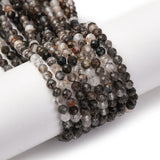 Sort Rutilkvarts Facetterede Perler – Natursten (3,2~3,4mm) - Uniq Perler - 