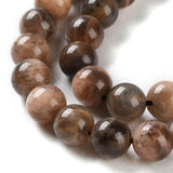 Sort Solsten Perler – Runde, Natursten (8–9mm) - Uniq Perler - 115668