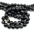 Sort Turmalin Perler – Runde (10mm) - Uniq Perler - 125557
