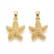 Søstjerne Vedhæng, 18K Forgyldt, 16,5x14mm - Uniq Perler - 391845
