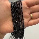 Spinel - Sort, Facetteret (3mm) - Uniq Perler - 5658411975