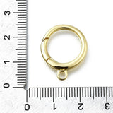 Spring Gate Låse – 18K Langtidsholdbar Forgyldt Messing (22x18x3mm) 1 stk. - Uniq Perler - 123911