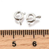 Springlås – Langtidsholdbar 925 Sterling Sølv Belagt Messing (5 x1,6mm) 6 stk. - Uniq Perler - 122141