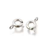 Springlås – Langtidsholdbar 925 Sterling Sølv Belagt Messing (5 x1,6mm) 6 stk. - Uniq Perler - 122141