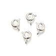 Springlås – Langtidsholdbar 925 Sterling Sølv Belagt Messing (5 x1,6mm) 6 stk. - Uniq Perler - 122141