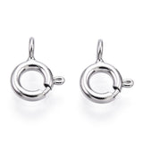 Springlås – Sterling Sølv 925 (9x5,5mm) - Uniq Perler - 111642