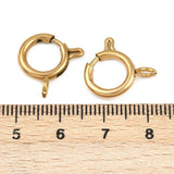 Springring Lås i Forgyldt Stål – Vandfast (12mm) - Uniq Perler - 