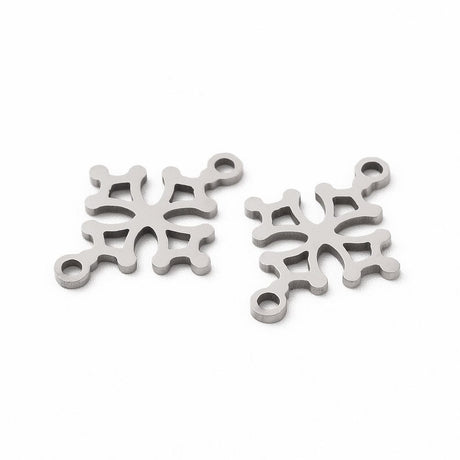 Stål Connector, 14x18mm - Uniq Perler - 24761134569809886488431991