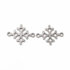 Steel Connector, 14x18mm - Uniq Perler - 24761134569809886488431991