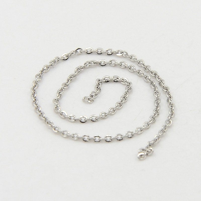 Stål Kæde, 2x1,5 mm, 1 meter - Uniq Perler - 75467889