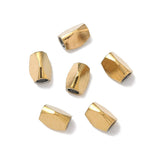 Stål Perler i Vandfast Forgyldt Stål – (6x3mm, 8 stk.) - Uniq Perler - 117426