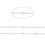 Star Link Kæde, Vandfast Stål, (2,8x2x0,5mm) - Uniq Perler - 114899