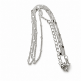 Sterling Sølv 925 Halskæde – 45cm - Uniq Perler - 0000013915