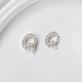 Sterling Sølv 925 Bogstav Ørestikkere - Uniq Perler - 1111490090