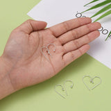 Sterling Sølv 925 Creoler, (22x13,5mm) - Uniq Perler - 111648