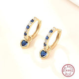 Sterling Sølv 925 Creoler Med Zirkonia Vedhæng - Uniq Perler - 440849