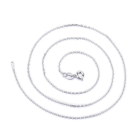 Sterling Sølv 925 Halskæde – 45cm - Uniq Perler - 21345555