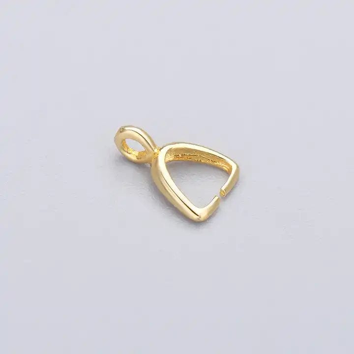 Sterling Sølv 925 Hempe/Connector, Forgyldt, 5,5x8,3mm - Uniq Perler - 75346788