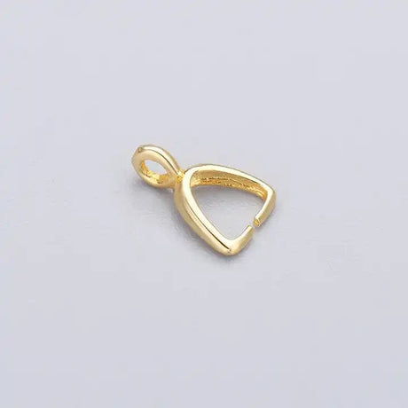 Sterling Sølv 925 Hempe/Connector, Forgyldt, 5,5x8,3mm - Uniq Perler - 75346788